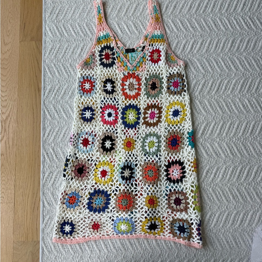 Deb Multicolor Crochet Dress